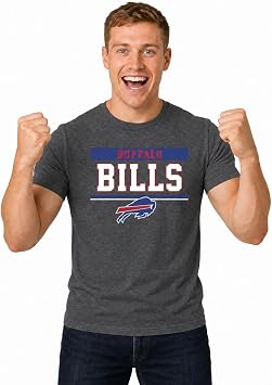 32% off: NFL Charcoal T-Shirt for Men and Women - Cotton Blend Tagless Tee
