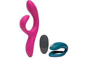 Sync O Green Remote Control Couples Vibrator and Nova 2 Fuchsia Dual...