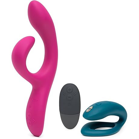 Sync O Green Remote Control Couples Vibrator and Nova 2 Fuchsia Dual...