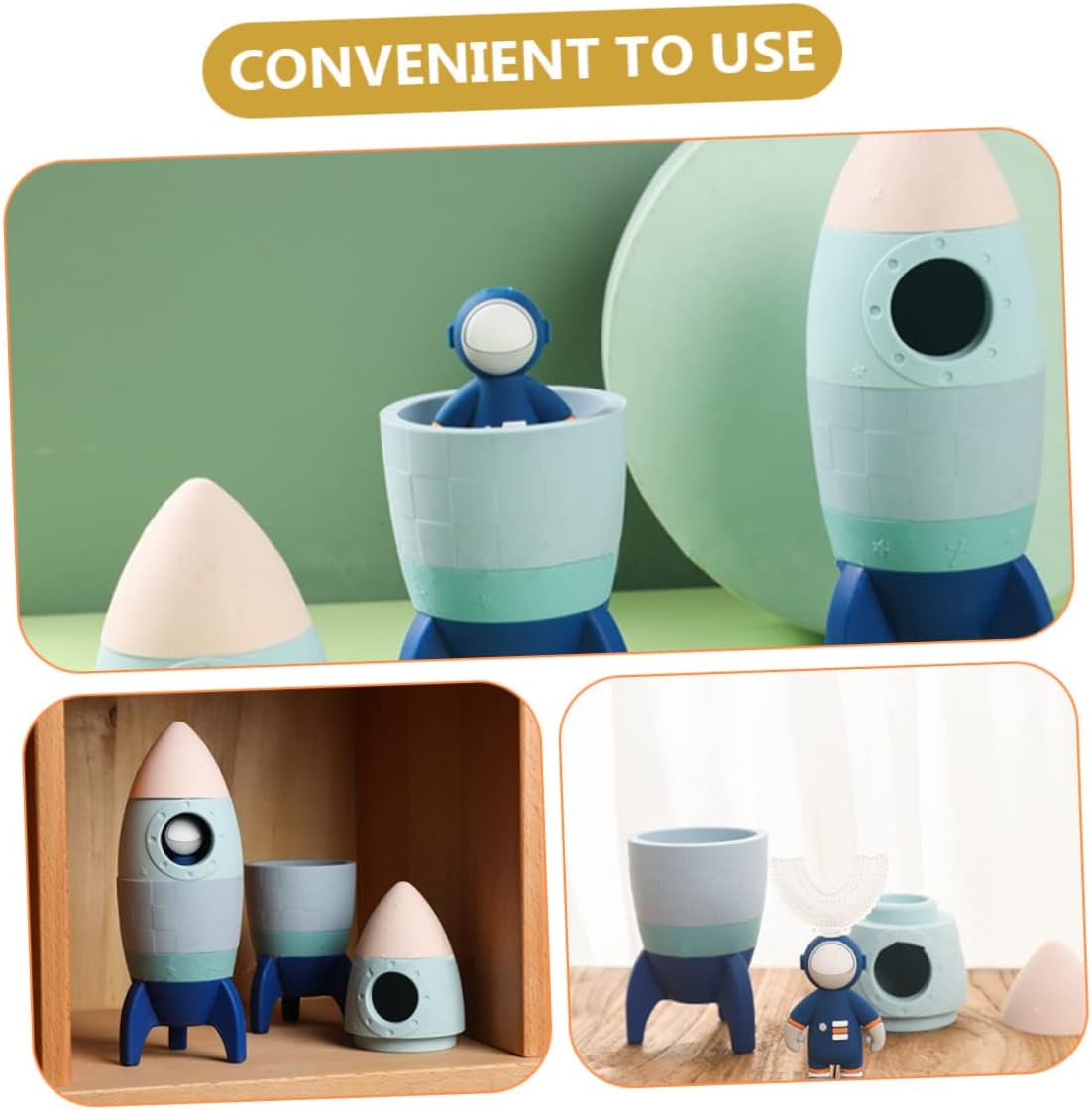 1Set Rocket Stacking Educational Stacking for Exploration Game Ages and Up