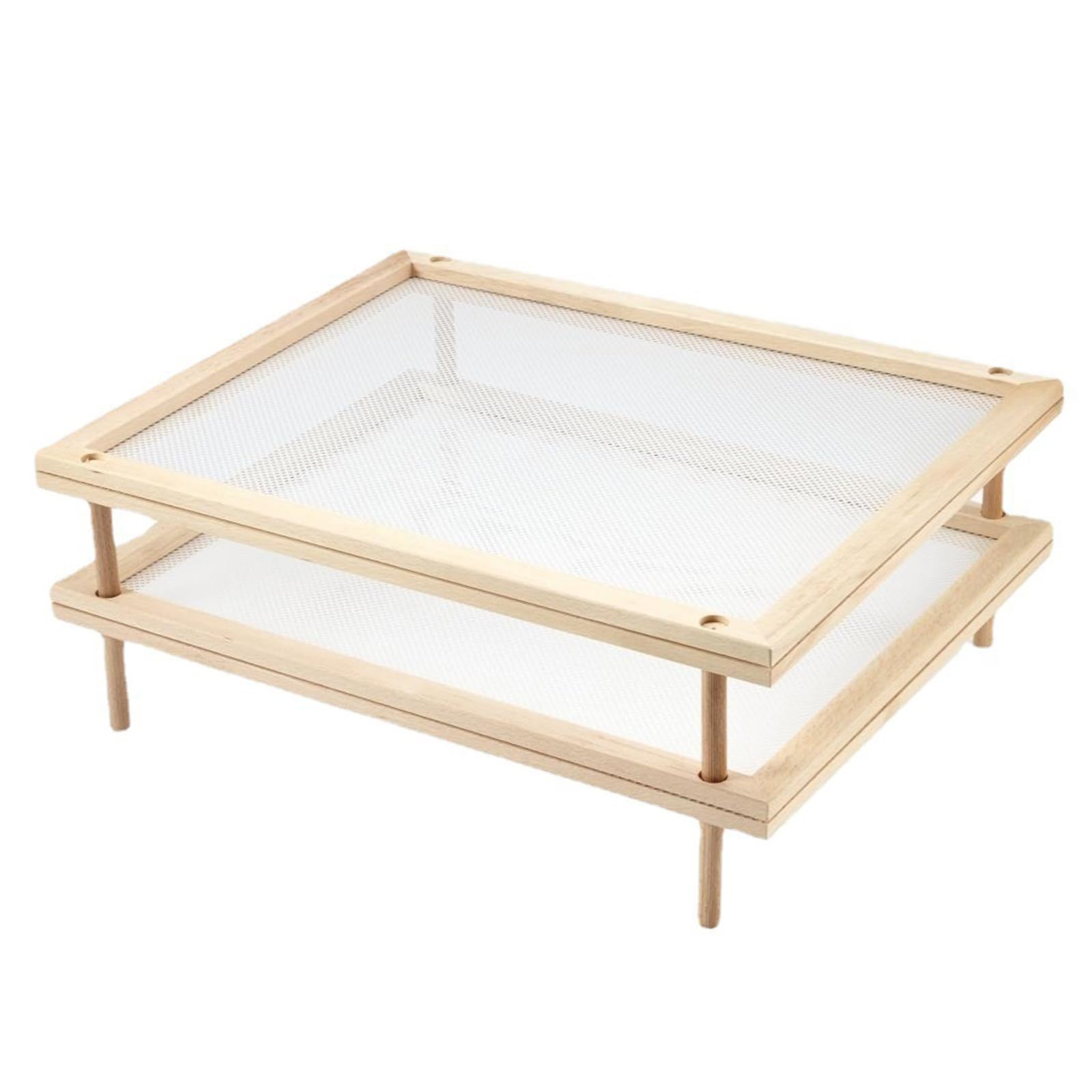 DSLKGWE Multipurpose Wood Drying Stand for Italian Pastas Safe Home Organization Foldable Rack Foldable Kitchen Rack， Pastas and Freshing Grass in Portable Kitchens