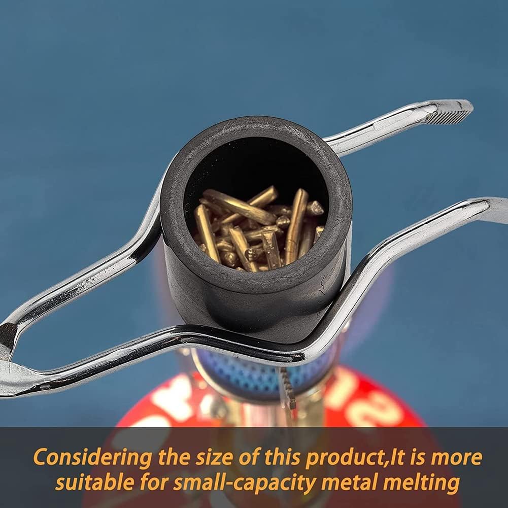 9個 黒鉛トーチ溶解鋳造キット 黒鉛るつぼセット インゴットトーチ溶解キット、メタルゴールドバーと銅用