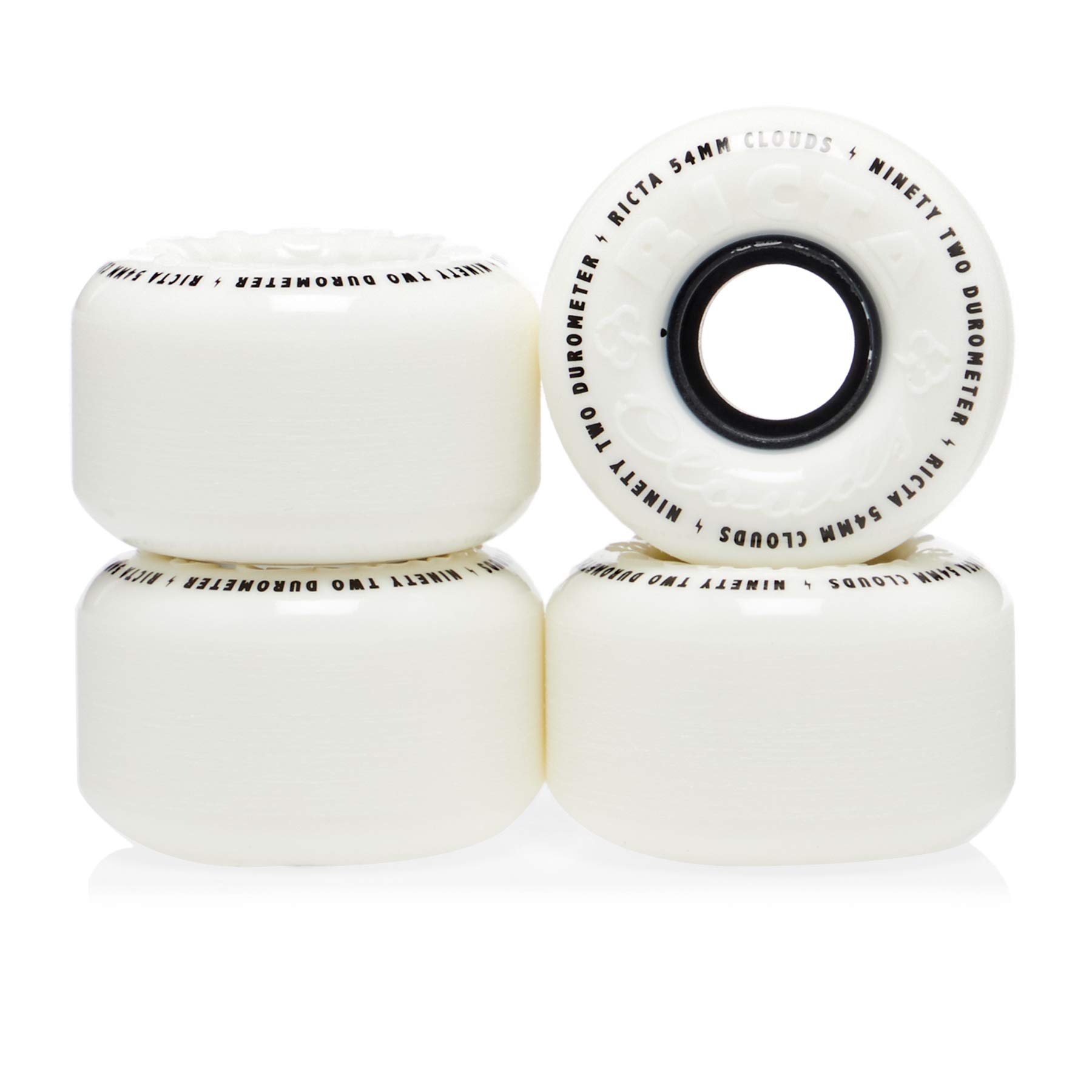 新品未使用「54mm クラウド ウィール ブラック 92A」 Amazon | Ricta Wheels Clouds 92a Skateboard, 54mm, Black by Ricta