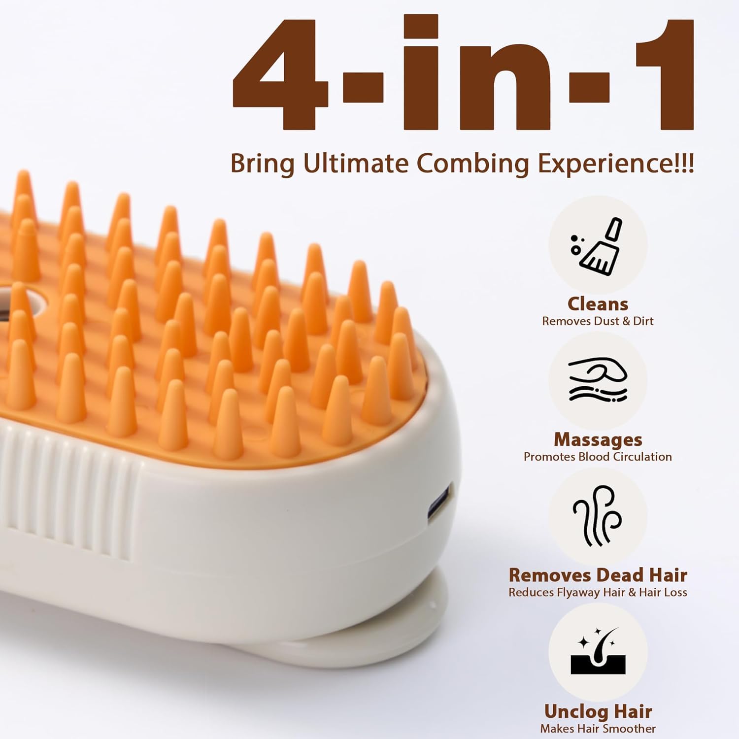 Steaming Brush Cat Steam Brush 2025 New Pet Steam Groomer Comb, Painless Grooming Massage, 3 In 1 Water Brush For Cats Dogs (Khaki 3 In 1 Pet Brush Steaming Brush Cat Steam Brush 2025 New Pet Steam Groomer Comb, Painless Grooming Massage, 3 In 1 Water Brush For Cats Dogs (Khaki 3 In 1 Pet Brush