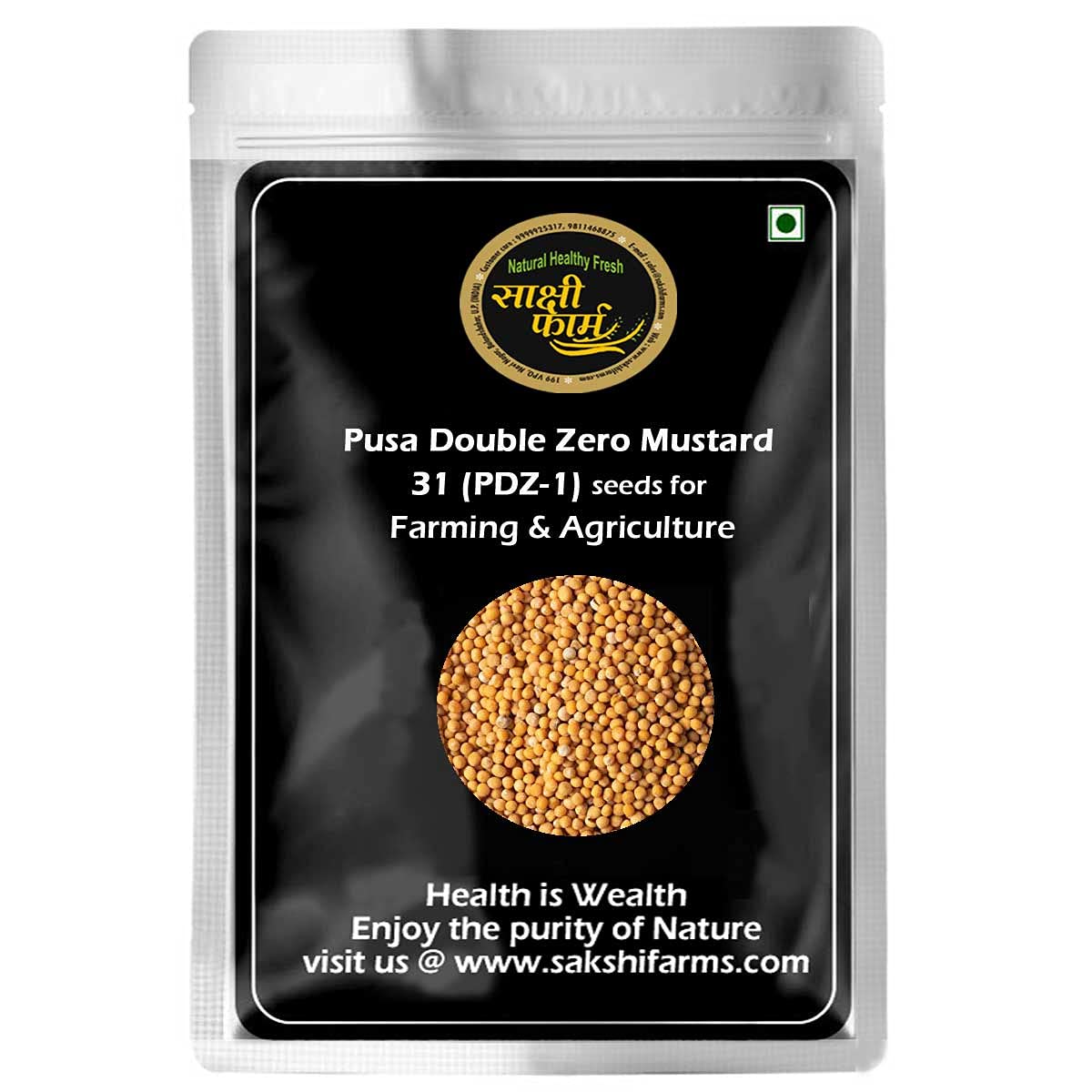Sakshi Farms | Pusa Double Zero Mustard 31 (PDZ-1) seeds for Sowing, Farming & Agriculture (Kheti खेती) | Pusa Double Zero Mustard 31 (PDZ-1) Variety | 1 Kg (B09FHJ7D9S) Amazon Price History, Amazon Price Tracker