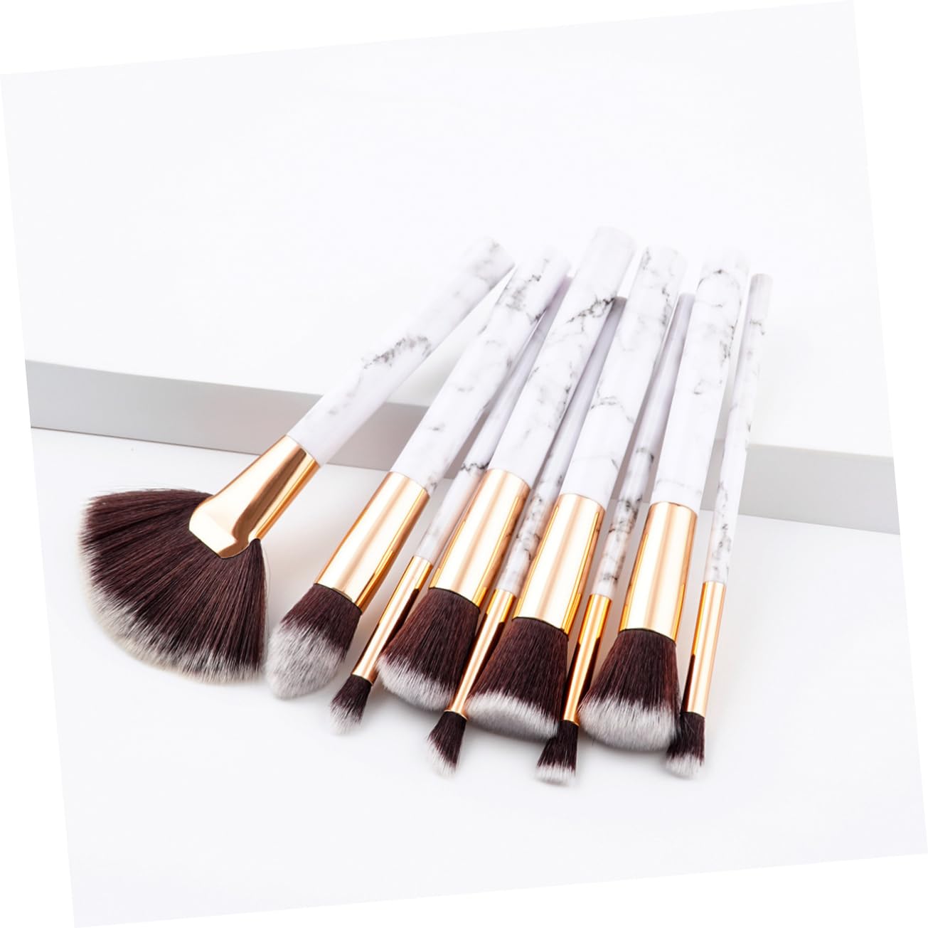 MAGICLULU Set Di 3 Pennelli Per Il Trucco Pennello Triangolare Per Fard Setole in Nylon Anti-perdita Facile Da Pulire Ottimo Per Luso Quotidiano E Per La Sperimentazione T-09-002 9 Pezzi*3