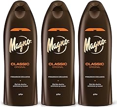 3 Bottles of Magno Shower Gel 18.3oz./550ml by Magno
