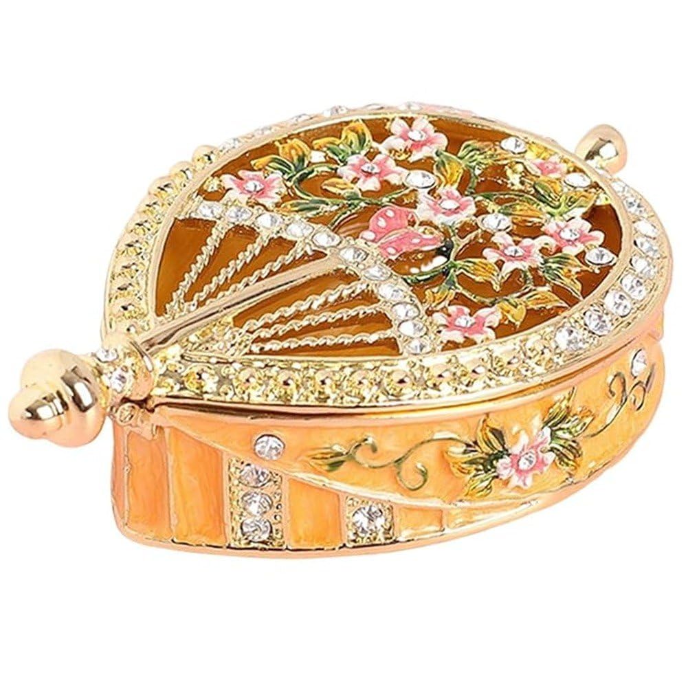 Boîte à bijoux décorative et rangement pour boucles d'oreilles ou bagues