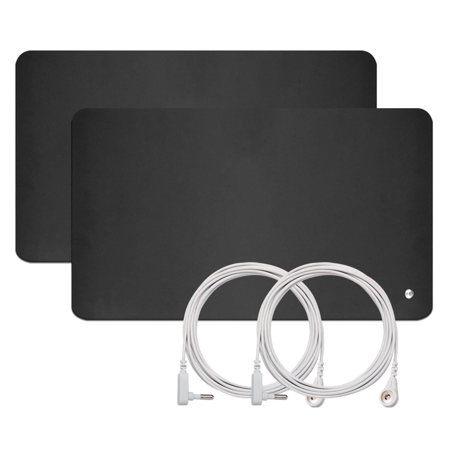 Grounding Mat for Bed (2, Black, 11.8×23.6inch)