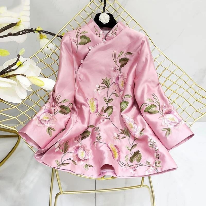 LIXINGHEITANG Suit Shirt National Style Traditional Elegant Women Chinese Blouse Plus Size Loose Female Hanfu Tops - Image 2