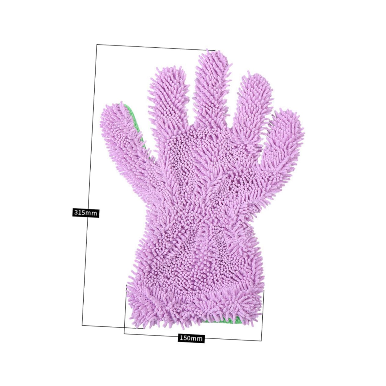 Mikinona 3 Piezas Guante De Lavado De Autos De Microfibra Guantes De Lavado De Autos Guantes De Lavado Automático Guante De Limpieza del Coche
