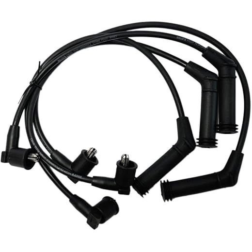 DESTRA Spark Plug Wire/Ignition Cable for Hyundai Accent 1.5 Ltr./Santro XING,Black