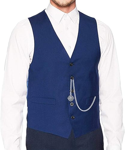 Miniatura 4 de Albert - Reloj de bolsillo con cadena para hombre, 2 ganchos con brújula antigua, diseño colgante con dije de barra en T