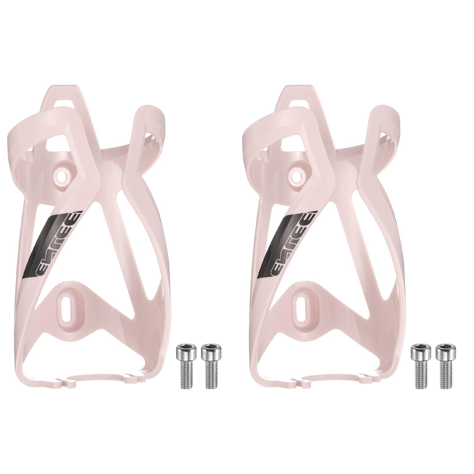 sourcing map 2pcs Bicycle Water Bottle Holder Bike Bottle Cages Cycling Cup Holder for MTB Road Gravel, Pink โ image 1