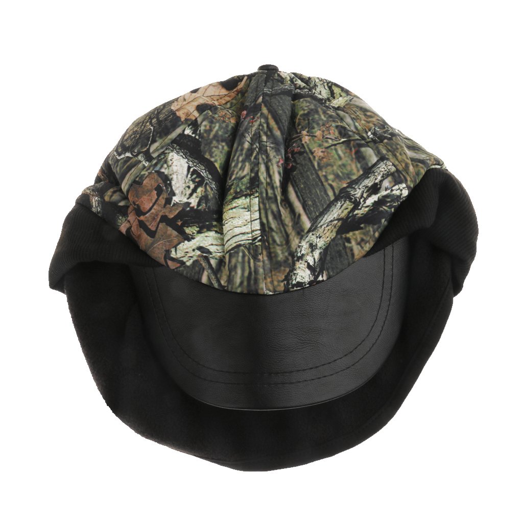 UJEAVETTE® Outdoor Anti-Freeze Cap Open Face Balaclava with Peak Camo Branch