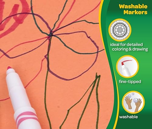 Miniatura 7 de Crayola Ultra Clean - Marcadores de línea fina