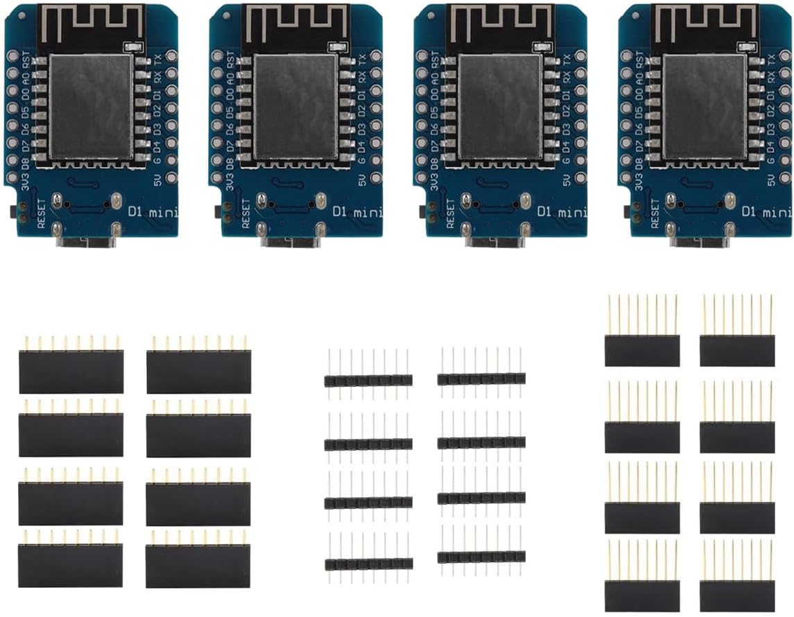 ESP Development Board ESP WiFi Based Wireless Development Board (Type-C Interface) Pack Of 4