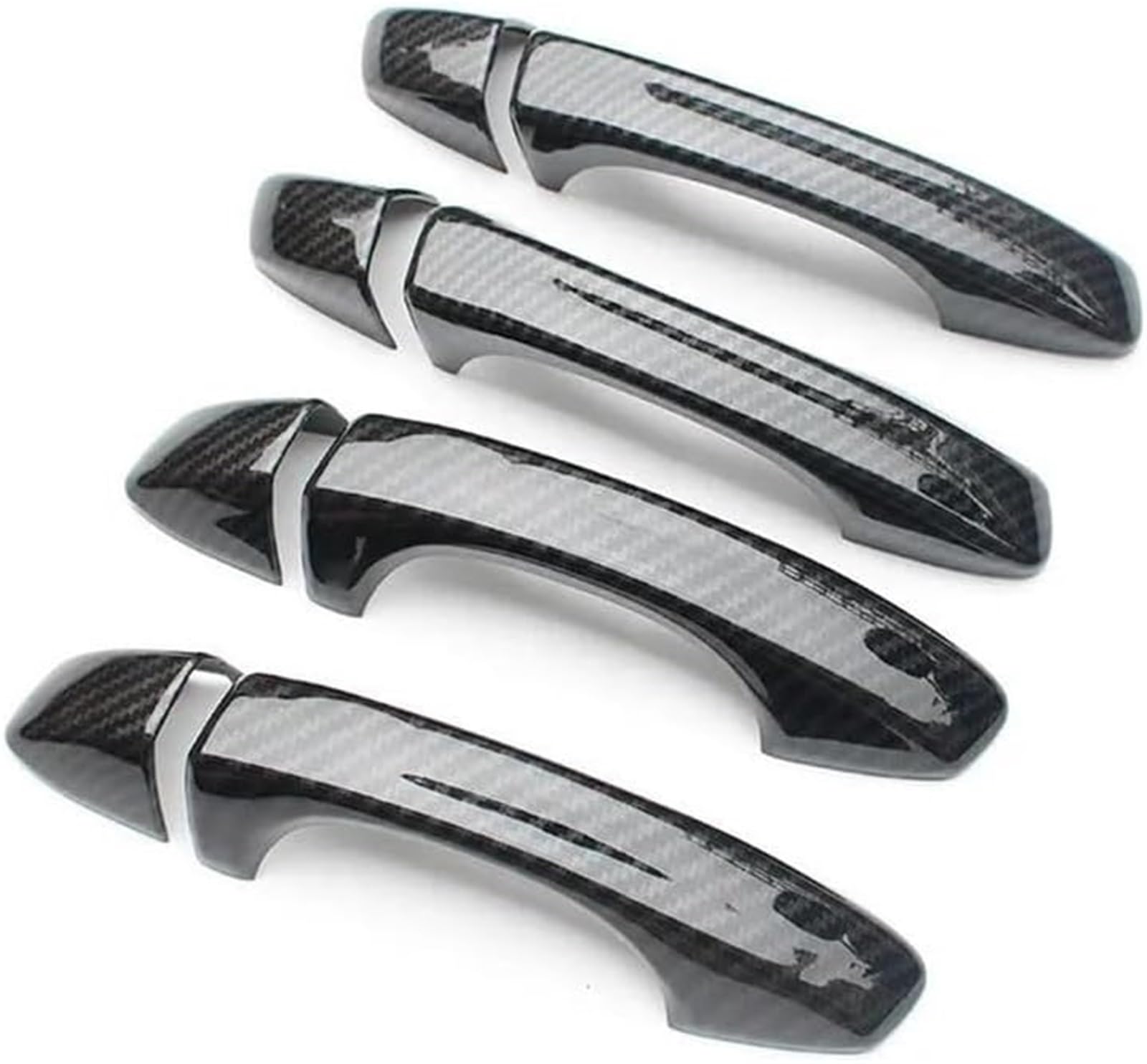 Garniture chromée Golf 7 MK7 carbone poignée extérieure gauche