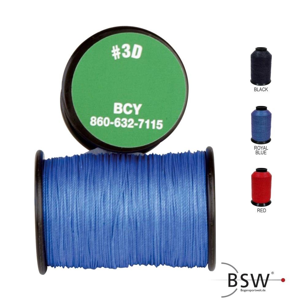 BCY Serving Thread 3D - Wickelgarn - 120 yards – schwarz