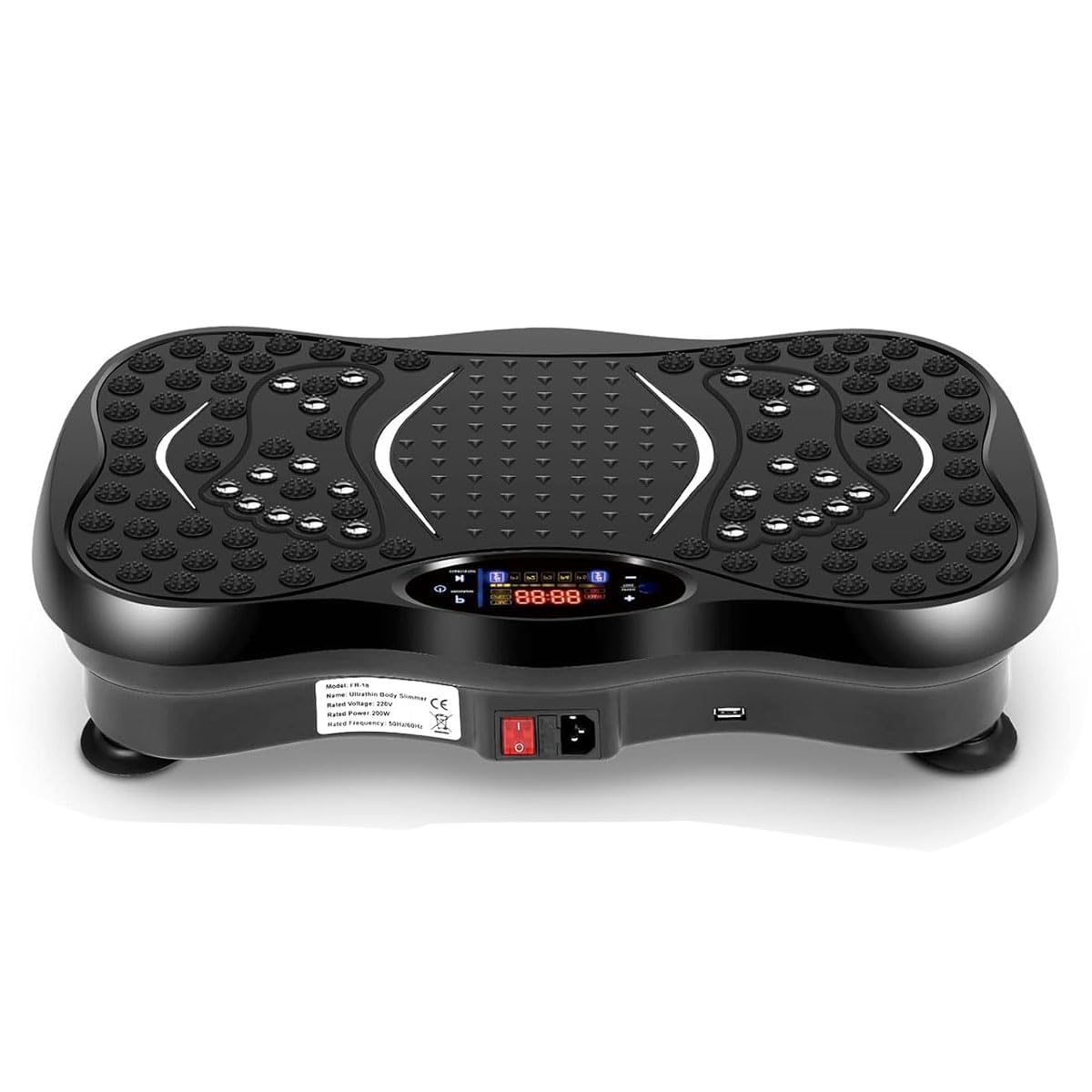 Vibration Fitness Exercise Machine for Home Gym Use Vibration Plate with Bluetooth Speaker and Program Modes, Vibration Fitness Trainer