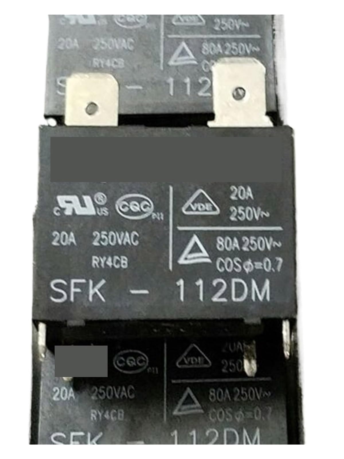 NWPNLXEA 12V Power Relay SFK-112DM 12VDC 20A 250VAC 4Pins for Air Conditioner(10PCS)