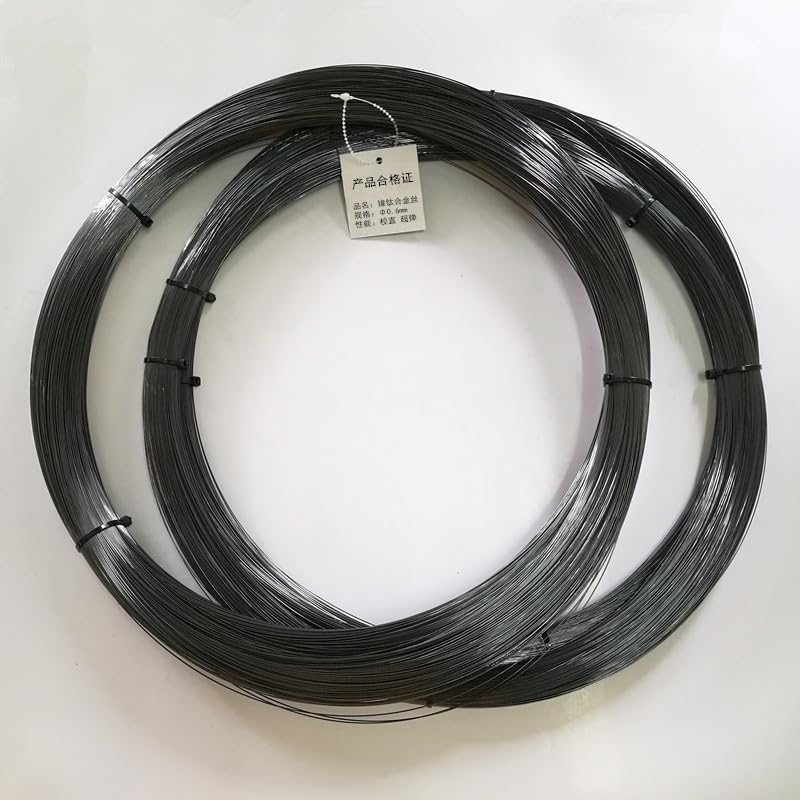 Fil Nitinol 2m Super Flexible, alliages à mémoire de Forme en Nickel Titane élastique, Bonne Chaleur et matériaux intelligents NiTi Haute résistance (Size : Dia 0.65mm)