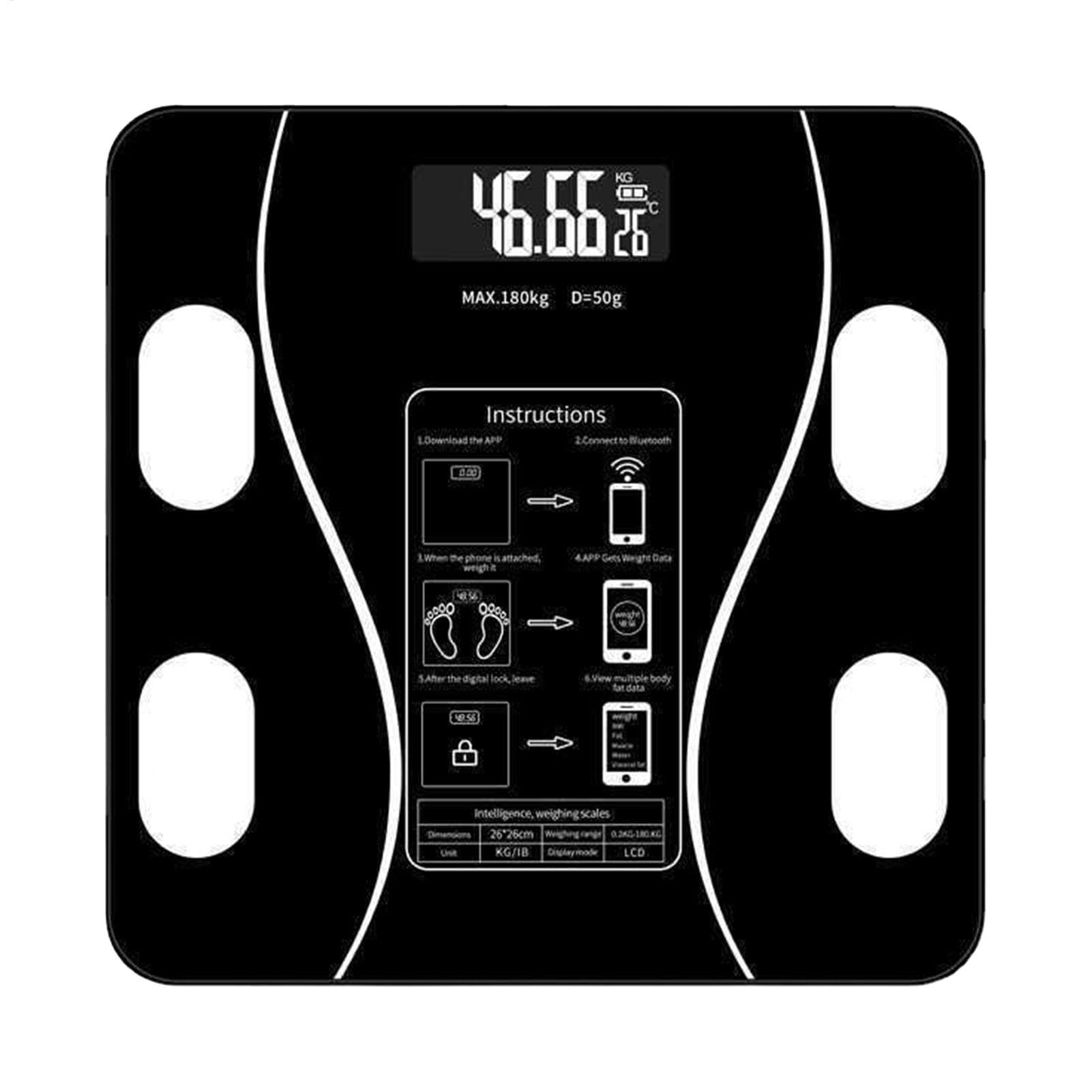 Échelles numériques pour le poids corporel, Salles de poids Salle de bain,Échelle numérique de la salle de bain BMI Paquer - Composition précise Monitor Health Analyzer avec smartphone App for Men Wom