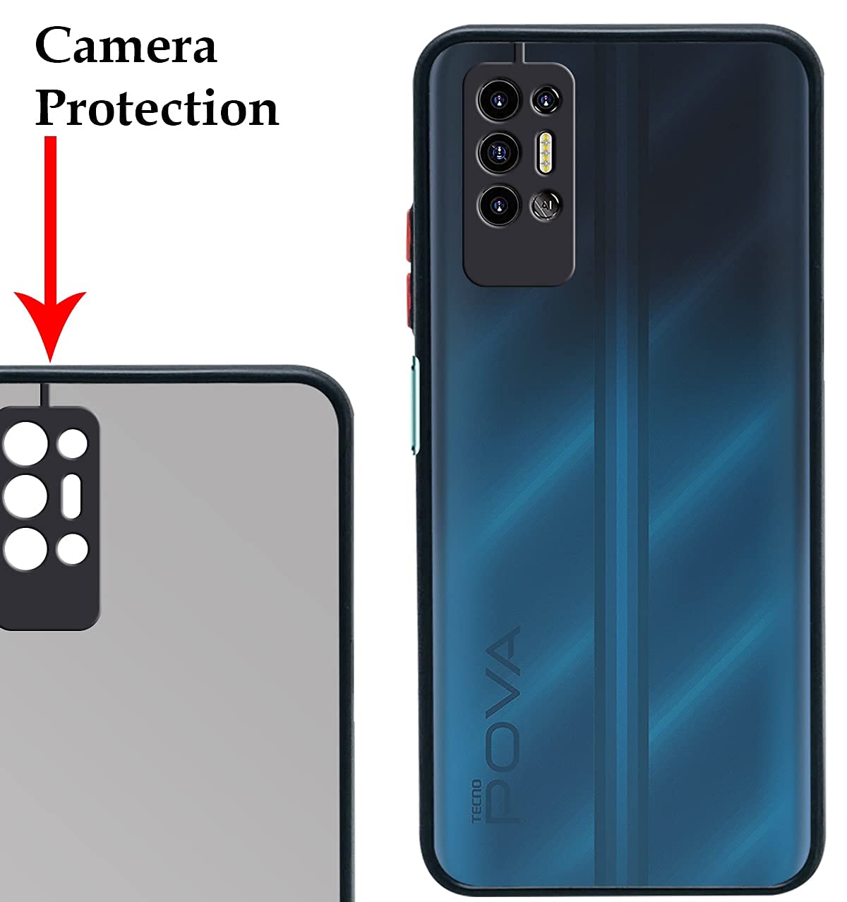 Jkobi Velvet Smoke Cover Narzo 20 Jkobi Back Cover Case For Realme - Main Image