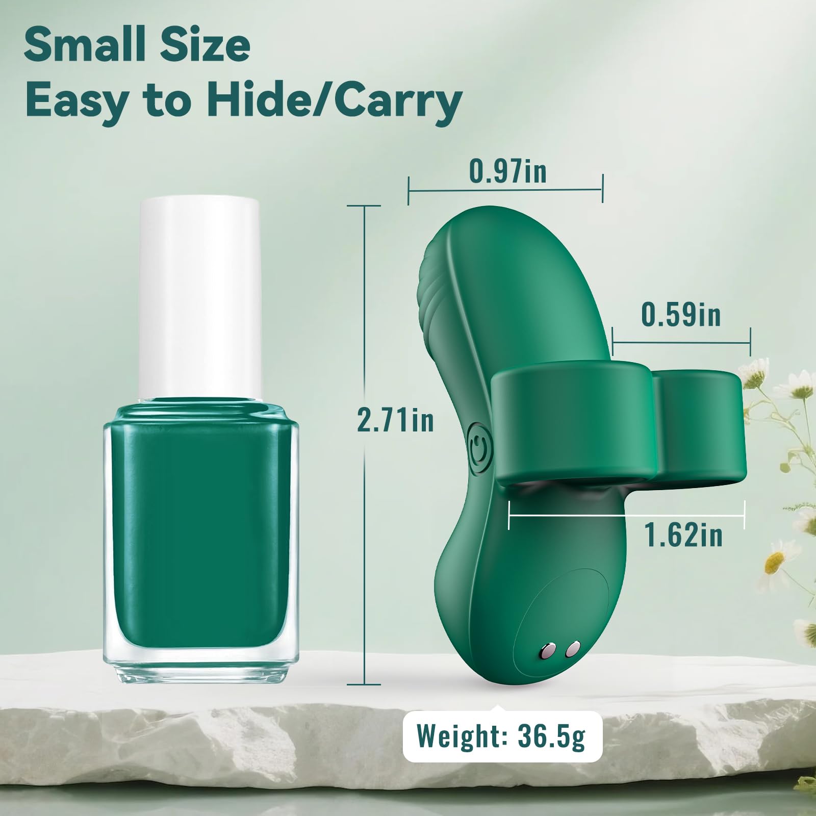 Sex Toys Women Finger Vibrator Mini Vibrators 10 Vibration Modes Female Sex Toy Couples Sex Toy Bullet Vibrator Nipple Clitoral Stimulator Adult Sex Toys & Games Women Pleaseure: Green