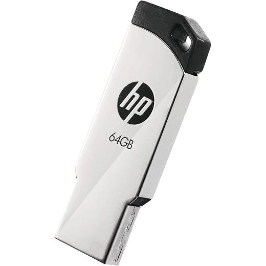 HP v236w USB 2.0 64GB Pen Drive, Metal
