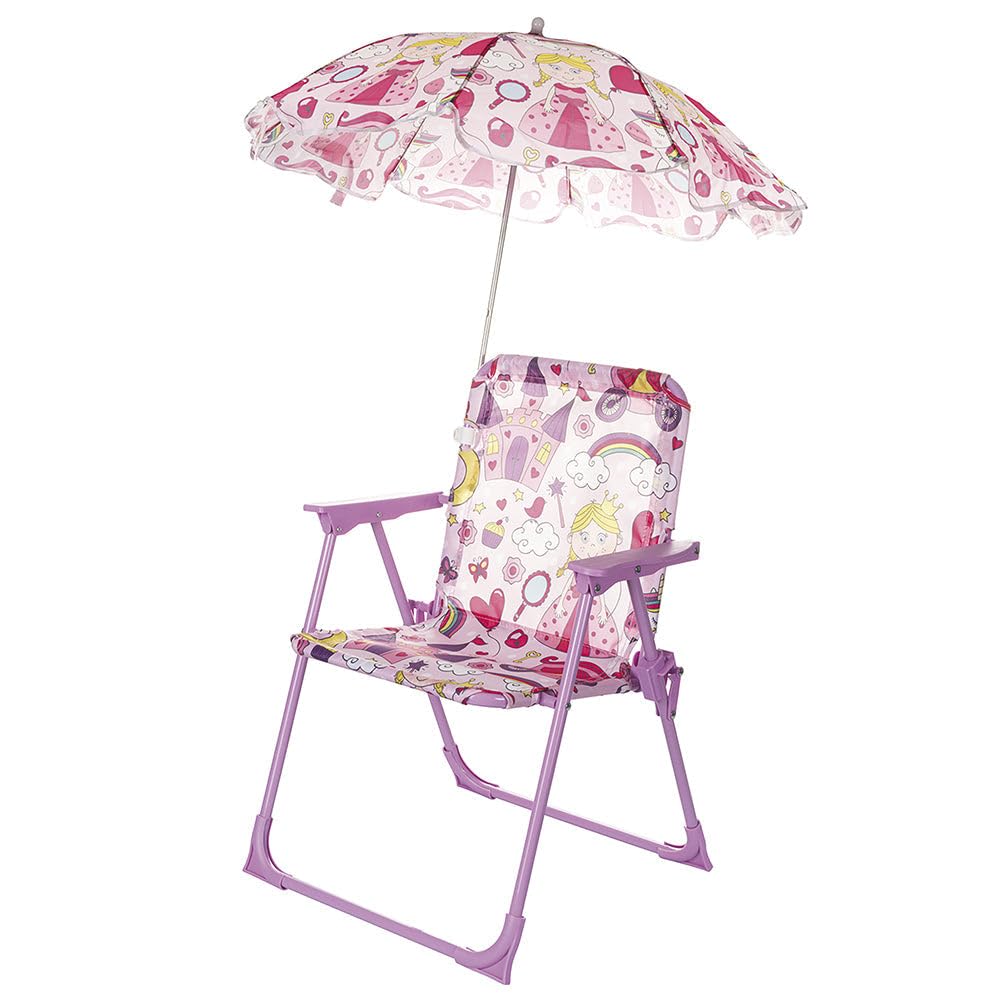 Silla plegable para niños de playa o jardín con sombrilla - Squaletto