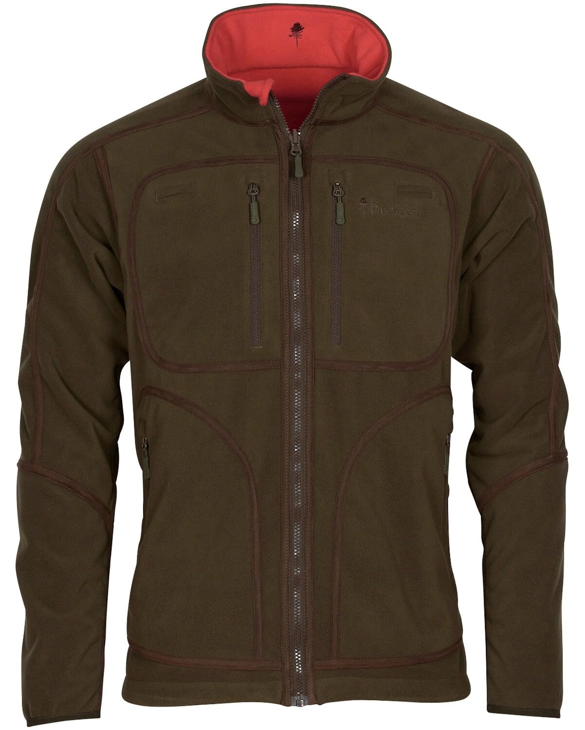Pinewood Furudal - Forro polar reversible para hombre, para senderismo, senderismo, caza, deportes de perro y muchas actividades al aire libre