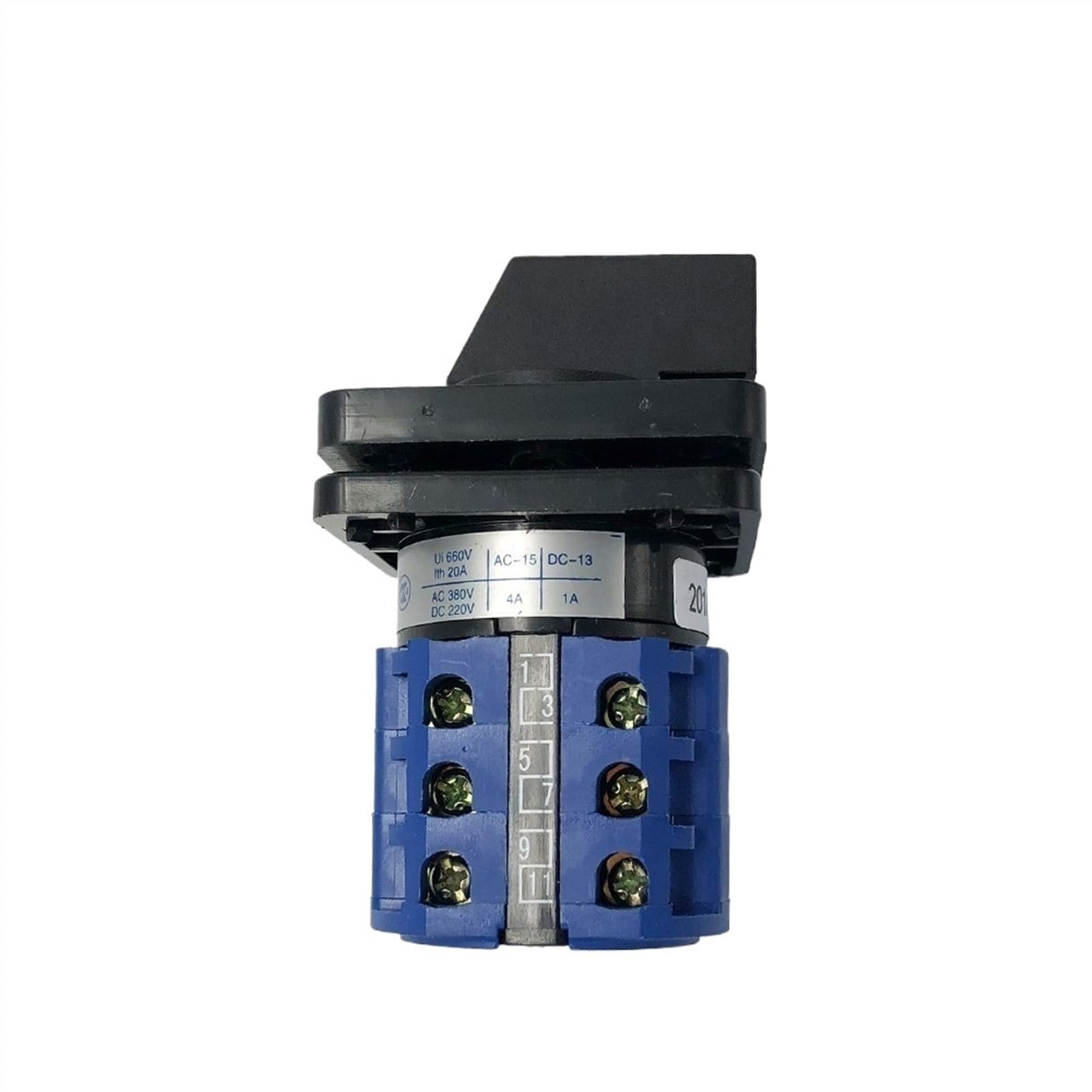 Elettrico 2/3/4/6/7 posizioni 20A 660V 3 poli Controllo Contatto in argento Commutatore rotativo Cam Switch LW26-20 LW28-20 YMW26-20/3 (Color : 0-5)