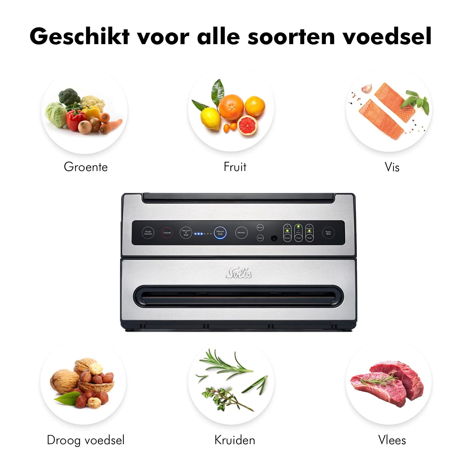 Solis Vac Pro 569: Macchina per Sottovuoto Alimenti Secche e Umidi