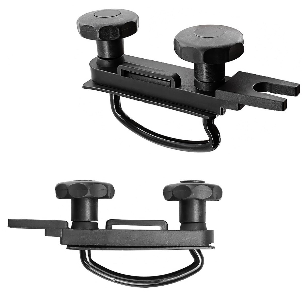 POFET 4 Pezzi Box da Tetto per Auto Bulloni a U Kit di Montaggio Box da Tetto per Auto con Striscia di Benda per Auto Universale Furgone Roulotte SUV