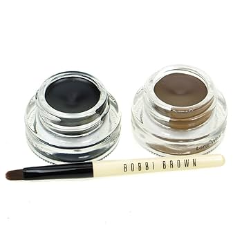 Amazon.com : Bobbi Brown Long Wear Gel Eyeliner Duo,Black, 1