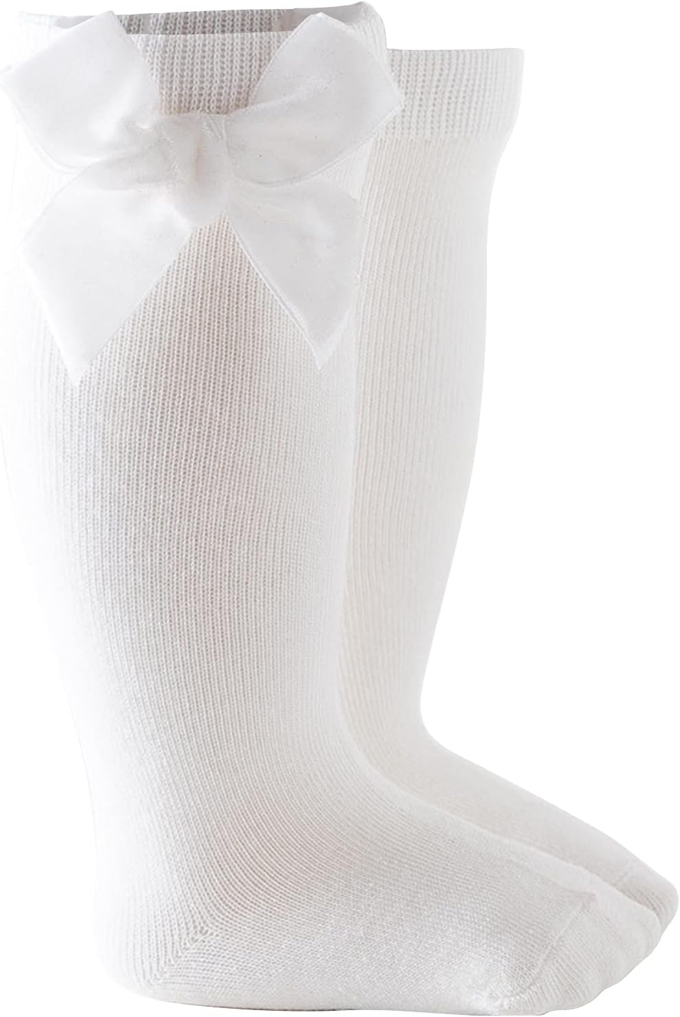Knee High Socks Infant Baby Girls Thigh High Socks Long Stockings Toddler Knit School Socks with Bow