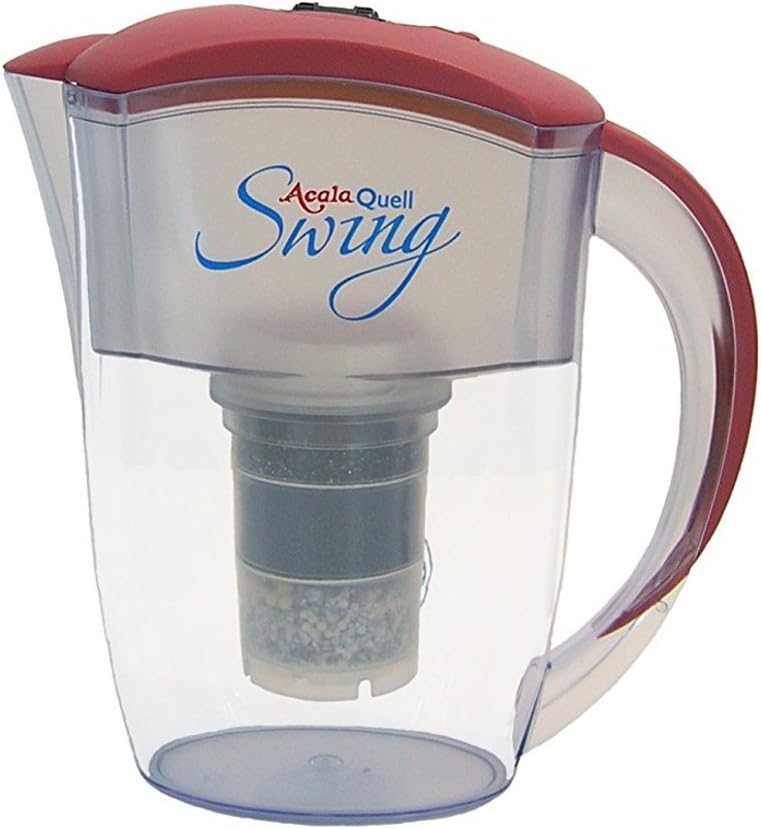 Water Filter AcalaQuell Swing Water Filter Jug | Raspberry | Highest Filtration Performance | Multi-Layered Filter Cartridge |PI-Technology|WaterFilterSystem| Creates delicious-tasting, healthy water