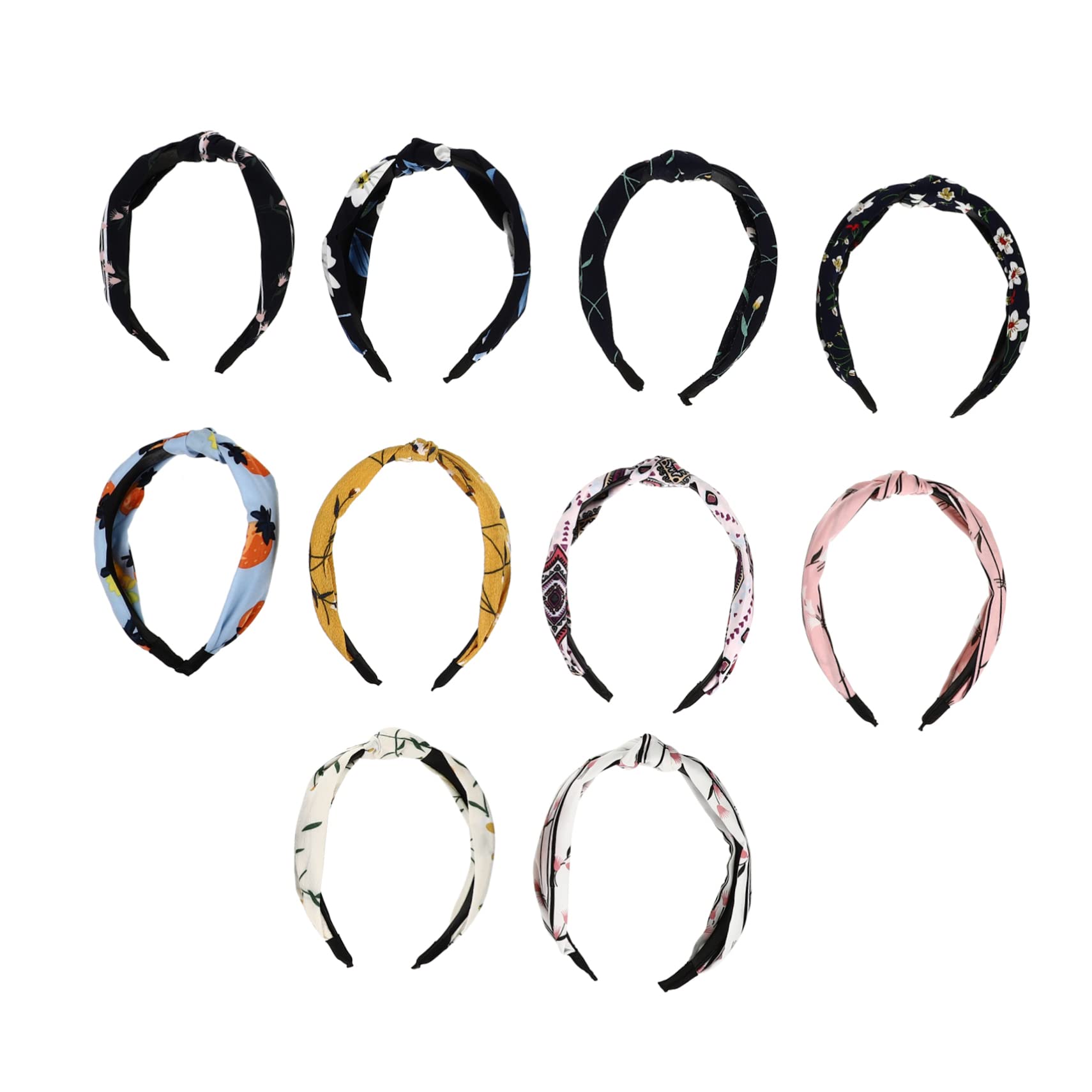 Diadema para Mujer y Niña de Tela, 10 Piezas, Uso Doméstico