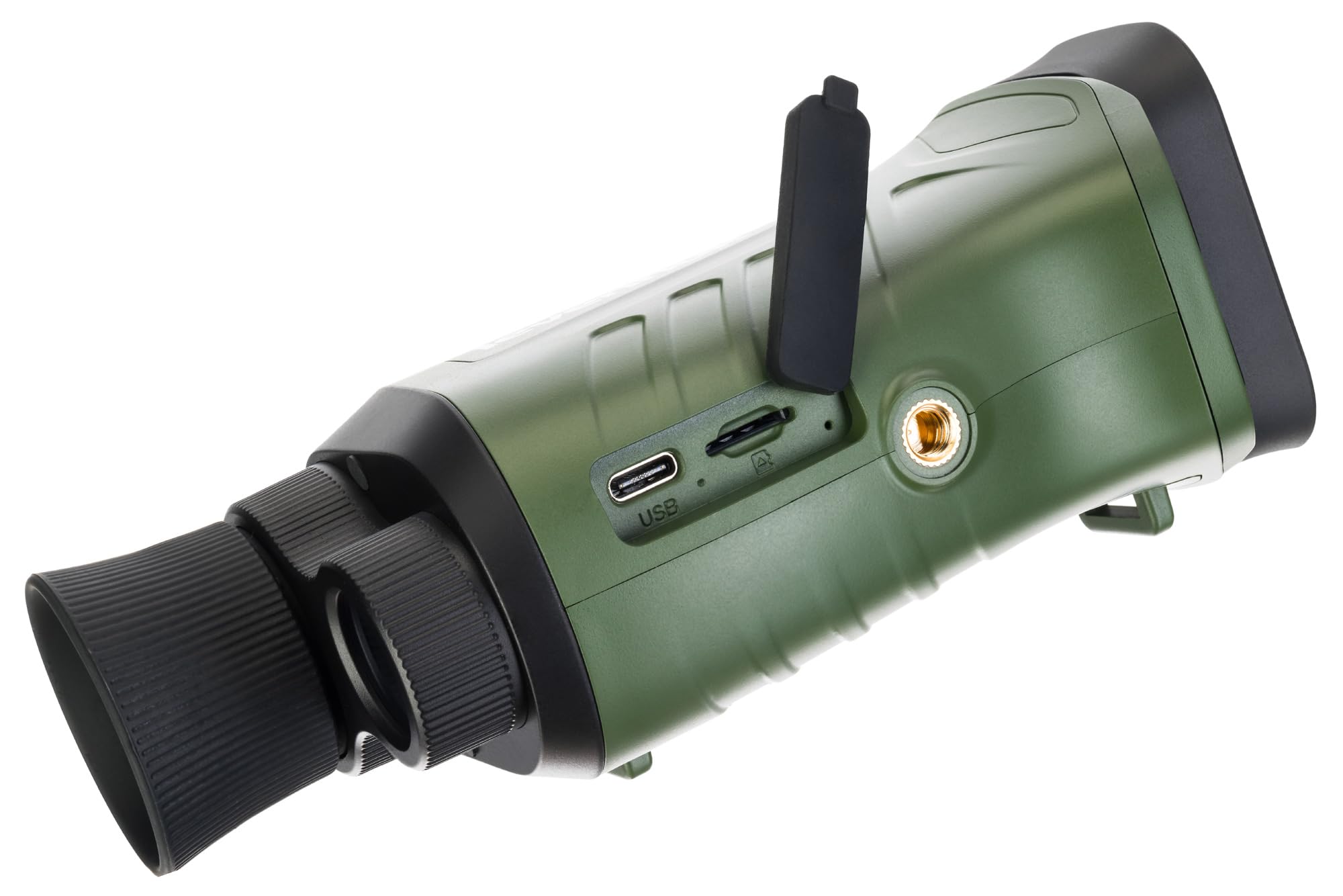 Levenhuk Atom Digital DNM50 – Monocular de Sujeción Manual, Compacto y Ligero, para Visión Diurna y Nocturna, con Grabadora de Fotos y Vídeos