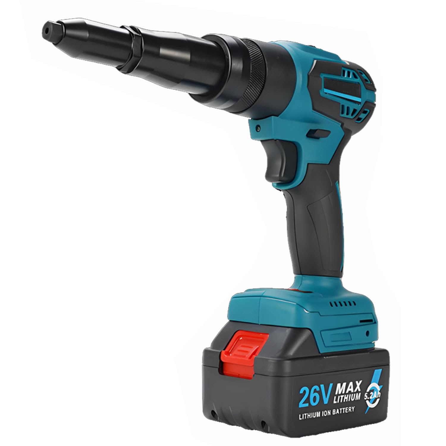 CelyToe 26V Brushless Cordless Rivet Gun, 11000N Pulling Force completeset