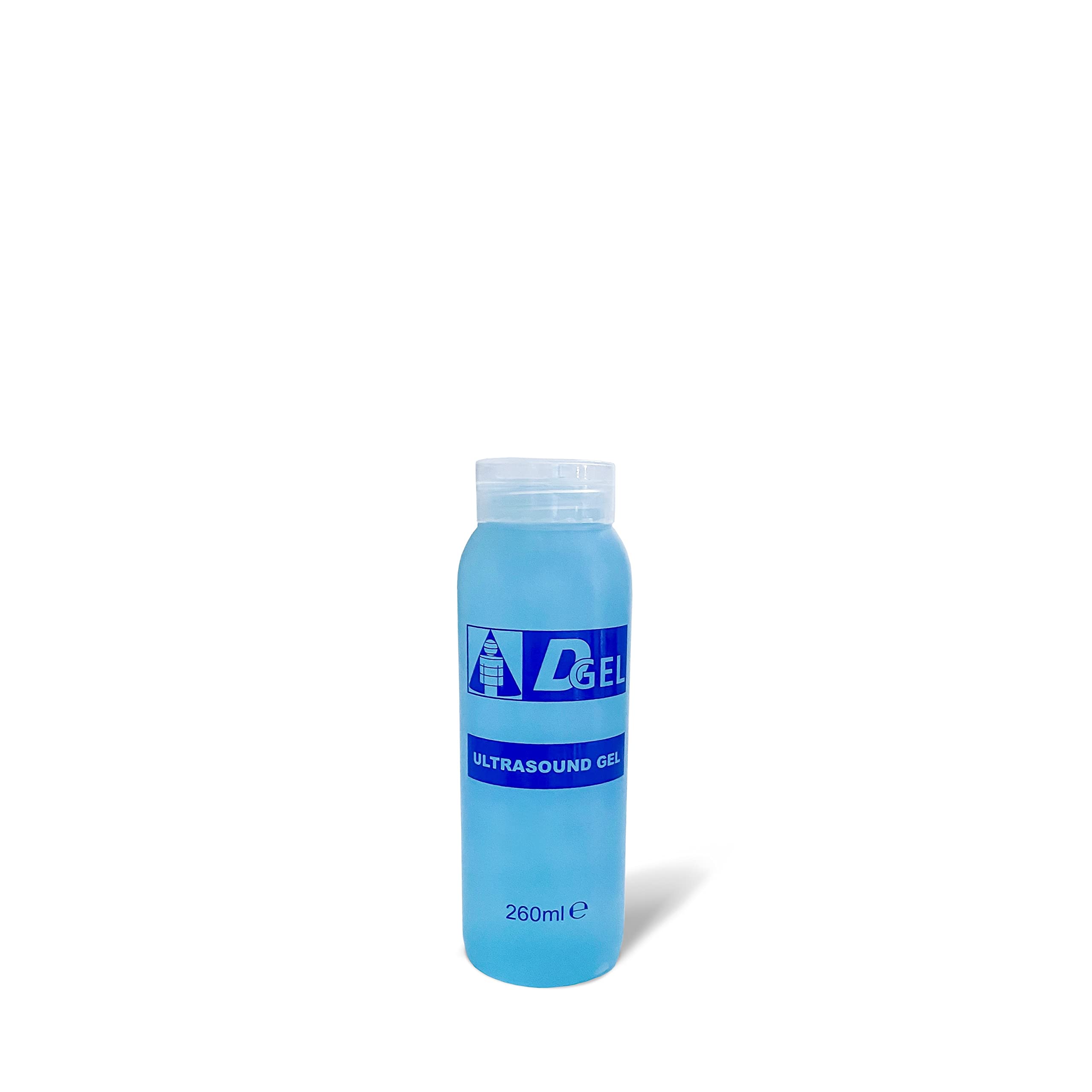 DGel -10 flaconi da 260 ML - Gel conduttore per Ultrasuoni, Ecografia - Azzurro - Made in Italy [ UG0260A2]