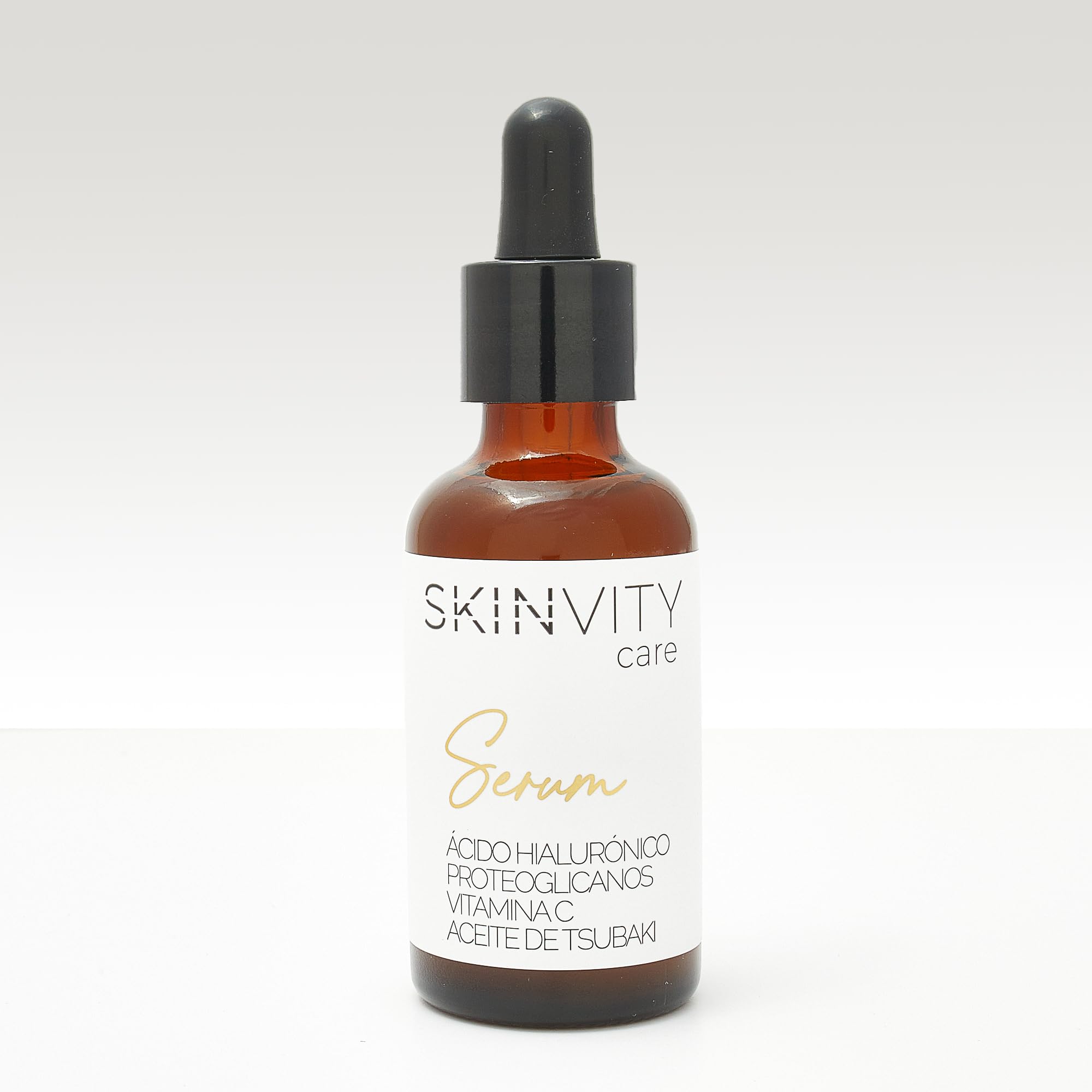 SKINVITY Serum do twarzy z kwasem hialuronowym, witaminą C, proteoglikanami i olejem Tsubaki