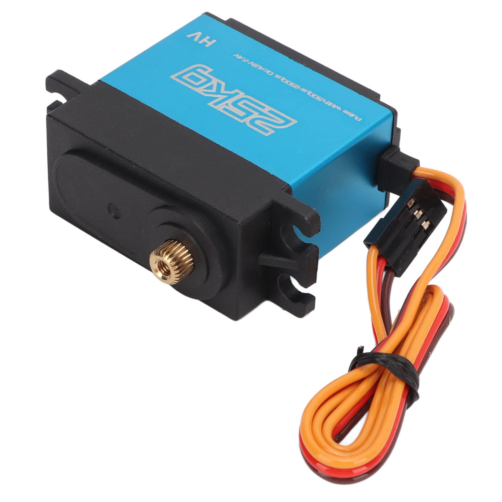 Servo digital de 4 piezas de 25 kg, servo digital RC con engranaje de metal y brazo servo 25T, servo impermeable de alto par para coche RC 1/10 1/12, robot, avión, con