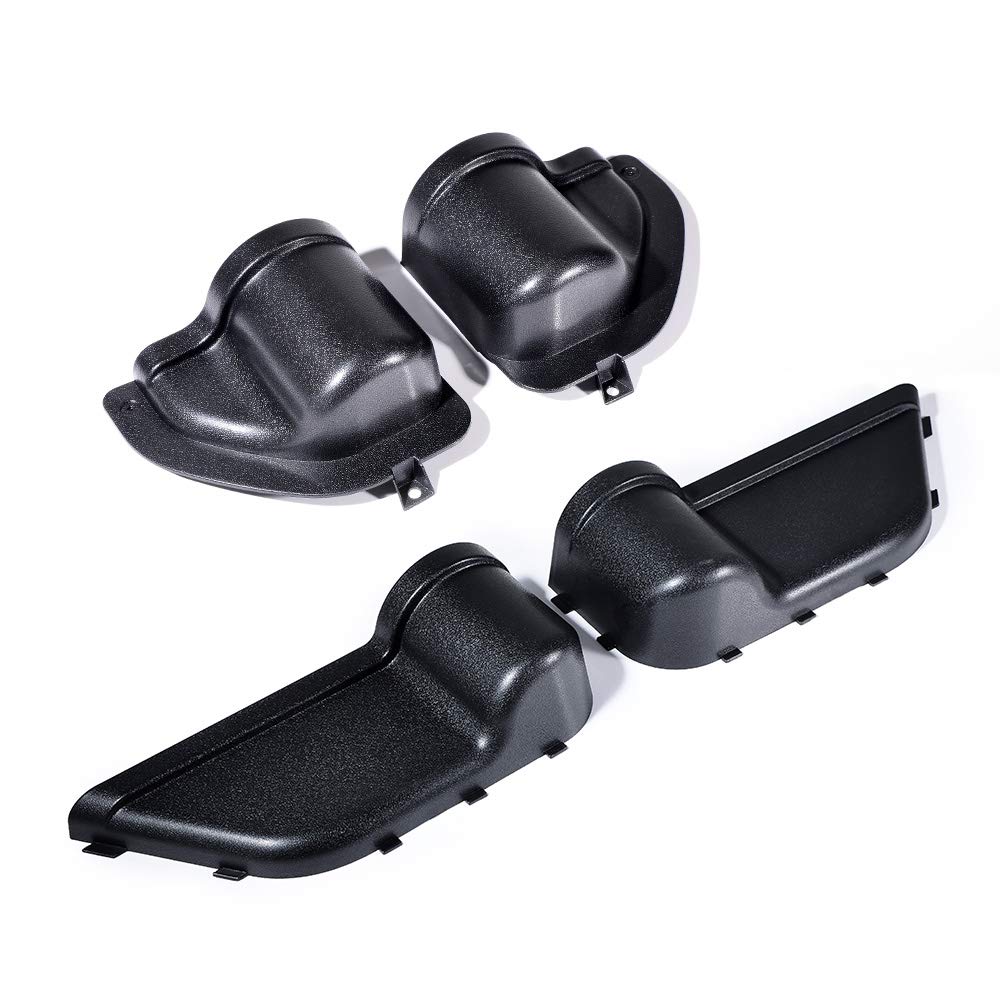 AstraDepot Set 4pcs Add-on Front Rear Door Extra Side Storage Cup Holder Compatible with 2018 2019 2020 2021 2022 2023 2024 Jeep Wrangler JL JLU