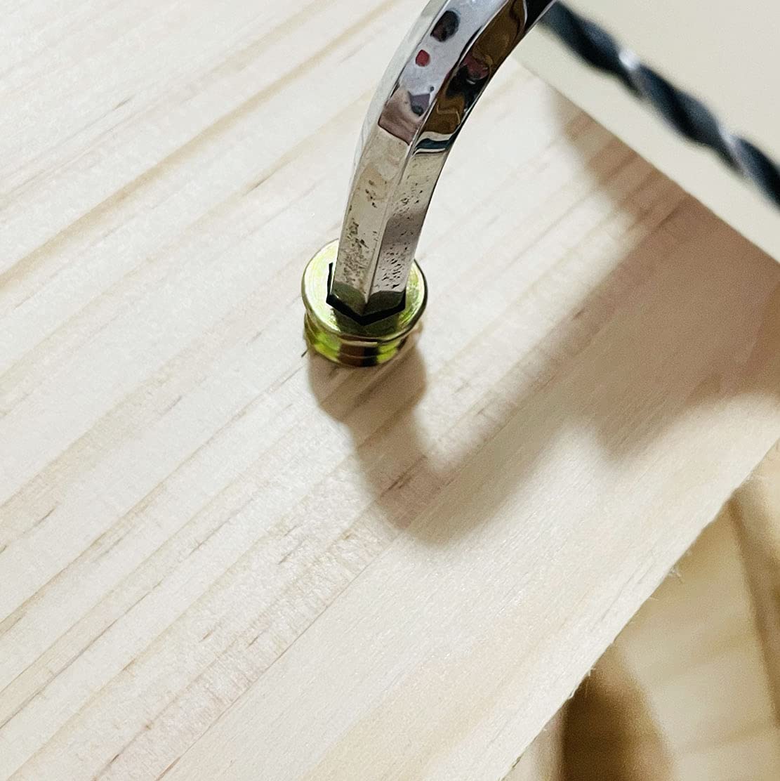 20 pezzi boccole filettate, dadi a testa esagonale, in acciaio al carbonio zincato, M6 M8 M10, filettatura completa Hex (M6 x 13 mm)