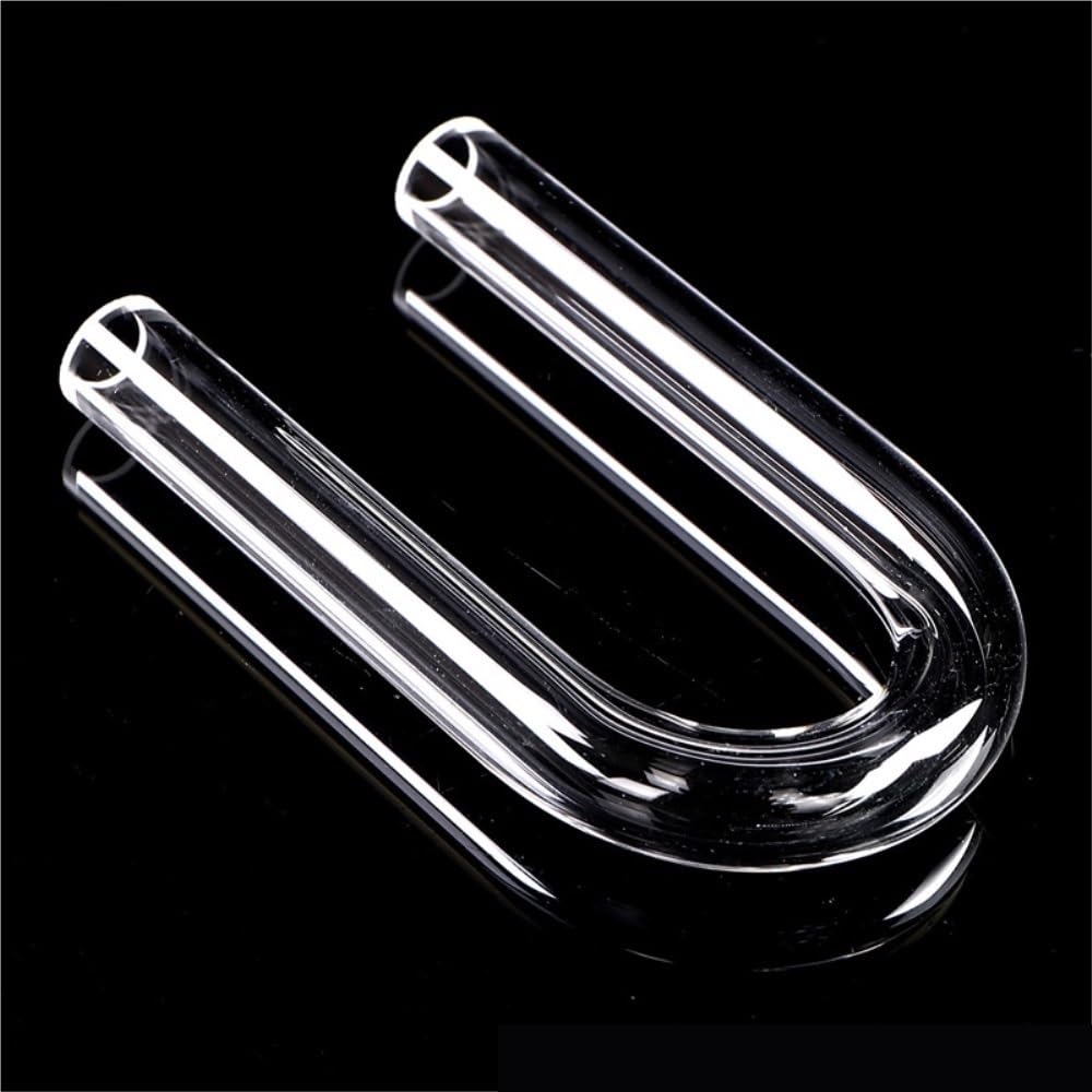 Conector de Tubo para Peces de Acuario, 5 Tubos acrílicos Transparentes en Forma de U de 120 mm, 170 mm y 108 mm for acuarios, Manualidades, Accesorios de Aire en Forma de U.(32mm)