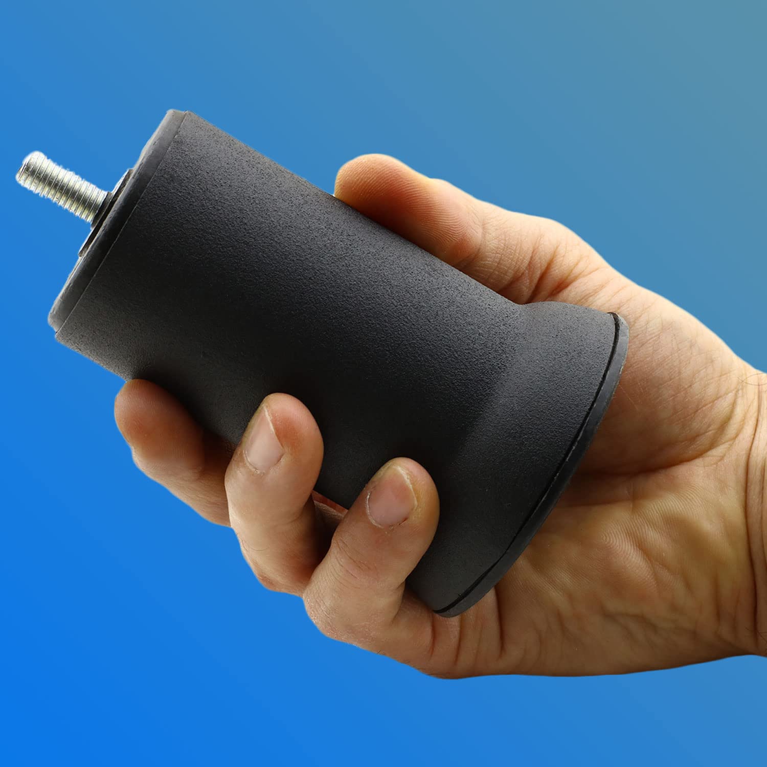 Badem10 Mobilya Metal Kanepe Baza Koltuk Destek Ayağı M8 Civata Siyah Metal Ayak 10 Cm (4 ADET)