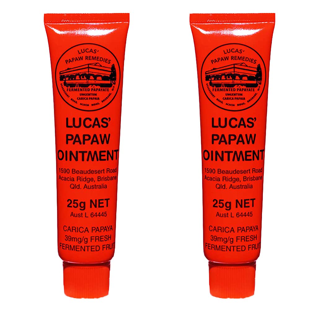 Lucas Papaya Ointment 2 Tube 25g -Value Pack | Imported Directly from Australia