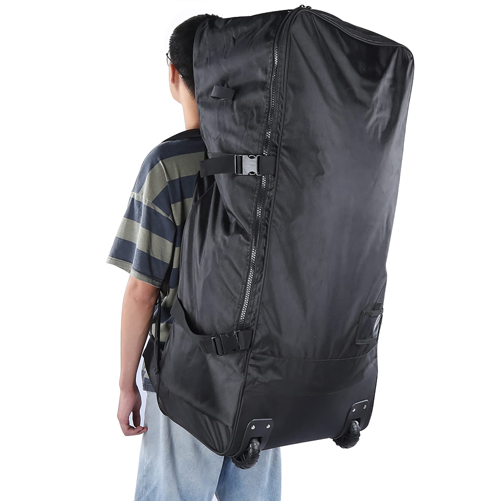 Sac de Rangement pour Planche de Surf 140 L, Sac de Transport étanche pour Kayak avec roulettes, Sac de Transport réglable pour Patins à roulettes, matériau en Polyester du